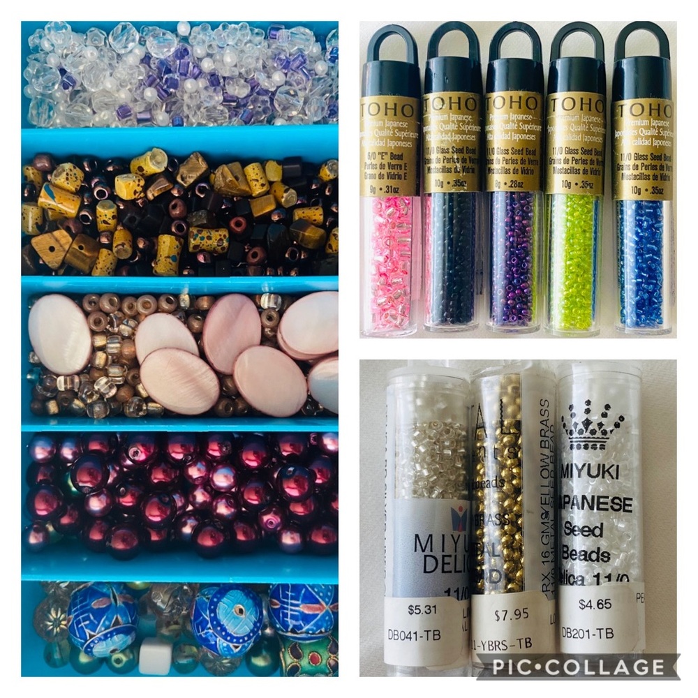 HUGE Lot! Craft/Jewelry Seed Beads NWT+